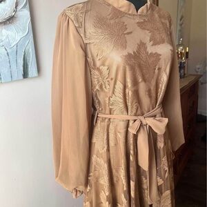 Elegant Tan Dress